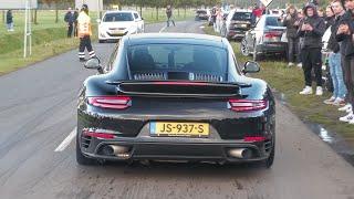 CRAZY 1050HP Porsche 991 Turbo S - Launch Controls, Losing Control & Turbo Sounds !