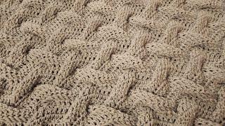 The Smocked Celtic Weave Blanket - Crochet Tutorial!