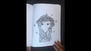 Flip Through: "A Carnival of Delights" Adult Coloring Book by Ivette Ramos Levy