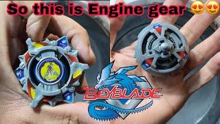 My First Engine Gear Beyblade Wolborg 4 | Engine Gear Is Amazing