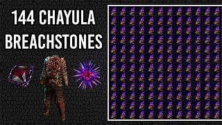 Loot from 144 Chayula Breachstones (Path of Exile 3.24)