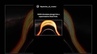 Falling in black hole experience #ytshorts #science #universe #space #blackholemysteries #simulator