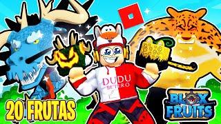 Testei 20 Frutas em 24 Horas no Blox Fruits Roblox