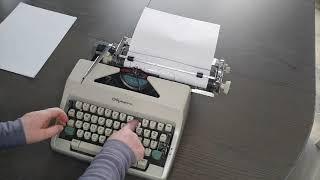 TYPEWRITER TUTORIAL | 1966 Olympia SM9 Vintage Typewriter