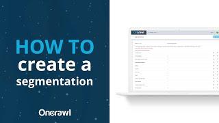 How to create a segmentation in OnCrawl