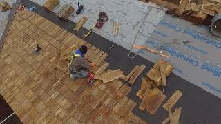 Installing a Cedar Shake roof