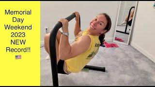 Muscle Woman’s 3 Minute Pull-Ups for Memorial Day Weekend 2023! 