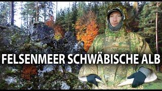 -3°C Biwak Felsenmeer Schwäbische Alb & Test neues Schlafsetup mit Swagman Roll Poncho