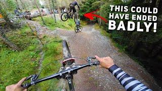 DON’T Ride Dyfi Bike Park with Racers: THIS happens!