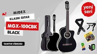 Midex MGX 100CBK KESİK KASA KLASİK GİTAR TANITIMI + SES TESTİ + İNCELEME