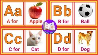    A for Apple, Abcd alphabet for kids. Abcd rhymes songs.