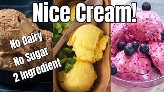 Ice Cream Without Sugar! No Cream No Milk | Only 2 Ingredients! 1 Minute Dairy Free Dessert