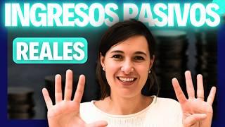 ¿Vivir de Ingresos PASIVOS? 9+1 Ejemplos REALES (el extra no lo conoces)