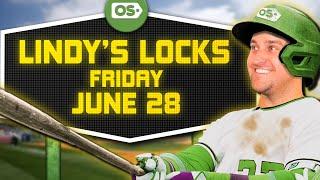 MLB Picks for EVERY Game Friday 6/28 | Best MLB Bets & Predictions | Lindy's Locks