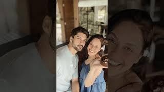 Aditya Redij with his wife
