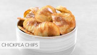 Healthy High-Protein CHICKPEA CHIPS | 1 Ingredient, Oven-Baked