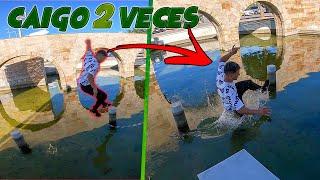 TAYZEN CAE al AGUA  Los PIVOTES MALDITOS!! (VLOG PARKOUR)