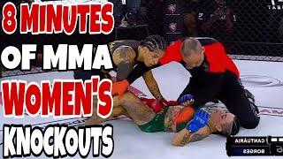 8 MINUTES OF WOMEN'S MMA KNOCKOUTS