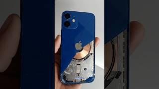 iphone 12 mini broken back glass aftermarket #short