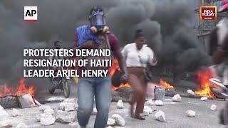 Haiti Protest: Protesters Demand Resignation Of Haiti Leader Ariel Henry