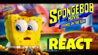 SPONGEBOB AND PATRICK GO TO A CASINO?! II REACT: Spongebob Squarepants: Sponge on the Run Trailer