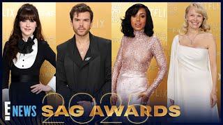 Luke Newton, Pamela Anderson, Kerry Washington & More MUST See Red Carpet Interviews SAG Awards 2025