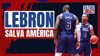 PARIS 2024- LEBRON SALVA A AMERICA