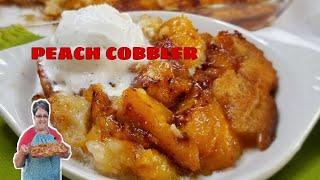 BEST PEACH COBBLER / Easy / Homeade Step By Step 