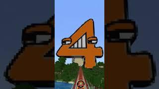 Number Lore Minecraft Train #shorts #minecraft #alphabetlore #numberlore #minecrafttrain #short