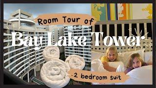 BAY LAKE TOWER ROOM TOUR | 2 bedroom suit | DVC room at the Contemporary Resort