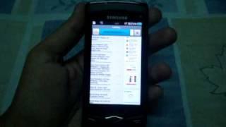 Samsung Wave GT-S8500 Internet Browsing Demo