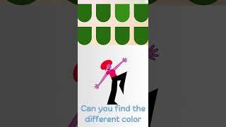 Guess the different color!  | Fun Color Challenge for Kids!