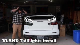 Installing Vland Sequential TailLights On Mitsubishi Lancer