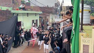 Live 10th Muharram | Ashura | Zuljanah Baramad Video | Zainpur Jhanjheri | Zuljanah| 2024/1446 Hijri