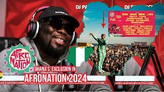 Ghana's Exclusion from Afronation 2024 facts and all you need to know