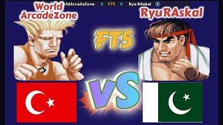 Street Fighter II': Champion Edition - WorldArcadeZone vs Ryu RAskal - FT5 - 1080P/60FPS -06.03.2025