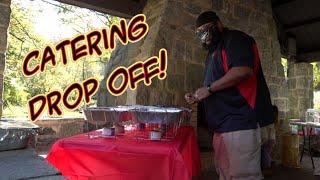 SDSBBQ - Catering Drop Off and Setup at an Outdoor Event During COVID