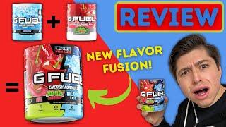 NEW Flavor Fusion GFUEL Sour Cherry + Blue Ice REVIEW!