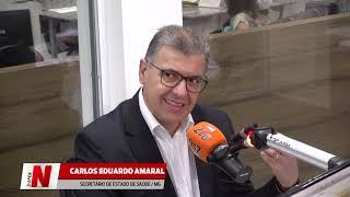 Secretário de Saúde de Minas Gerais, Carlos Eduardo Amaral é o entrevistado do Café com Política