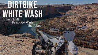 WHITE WASH DIRTBIKING - POV Moab Utah