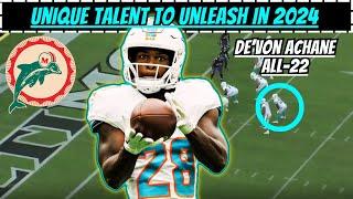 Film Breakdown: How De'Von Achane's Receiving Role will EVOLVE in 2024