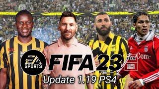 [PS4] FIFA 23 Update 1.19 save data 11 June transfer PS4 Hen