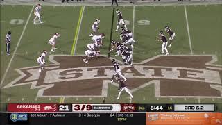 Mississippi State OL vs  Arkansas 2020