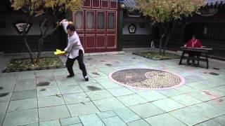 Weifeng - double broad sword form