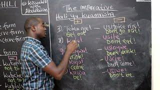 Part 2: Imperative forms of Swahili Verbs