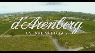 d´Arenberg wines, McLaren Valley, South Australia, AUSTRALIA. Vineyards and drone