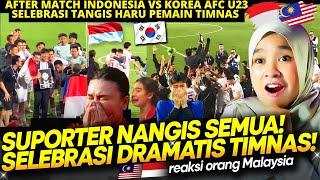  SUPORTER NANGIS SEMUA TIDAK MAU PULANG! FULL SELEBRASI DRAMATIS TIMNAS INDONESIA!  REACTION