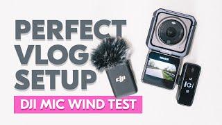 The perfect match? DJI Action 2 + DJI Mic? Road bike heavy wind test.