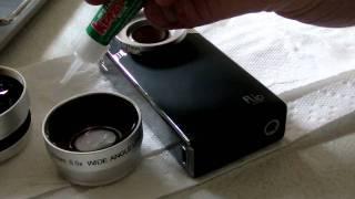 Flip Ultra HD DIY Lens Hack