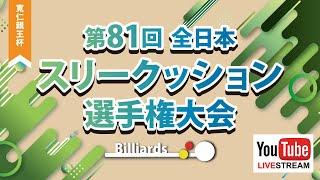 第81回 全日本3C選手権：梅田竜二 vs 夏井正士（予選ラウンド）